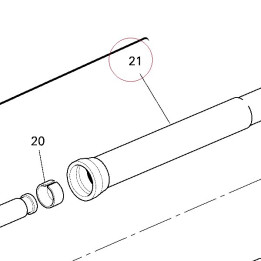 Fork outer tube 34911801A