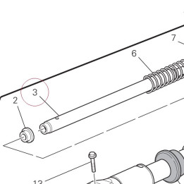 Damper pipe 34911981A