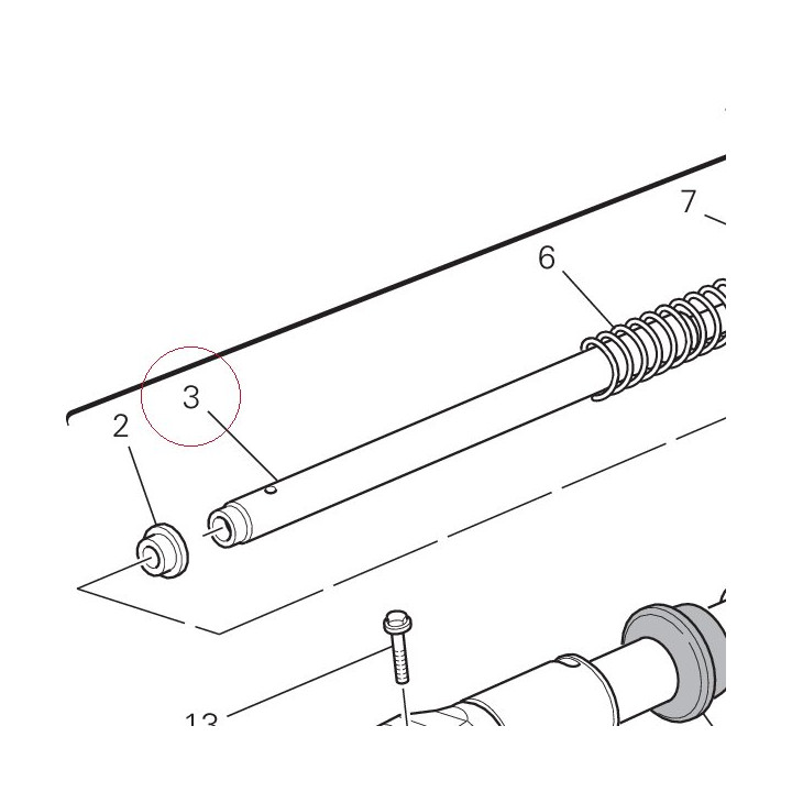 Damper pipe 34911981A