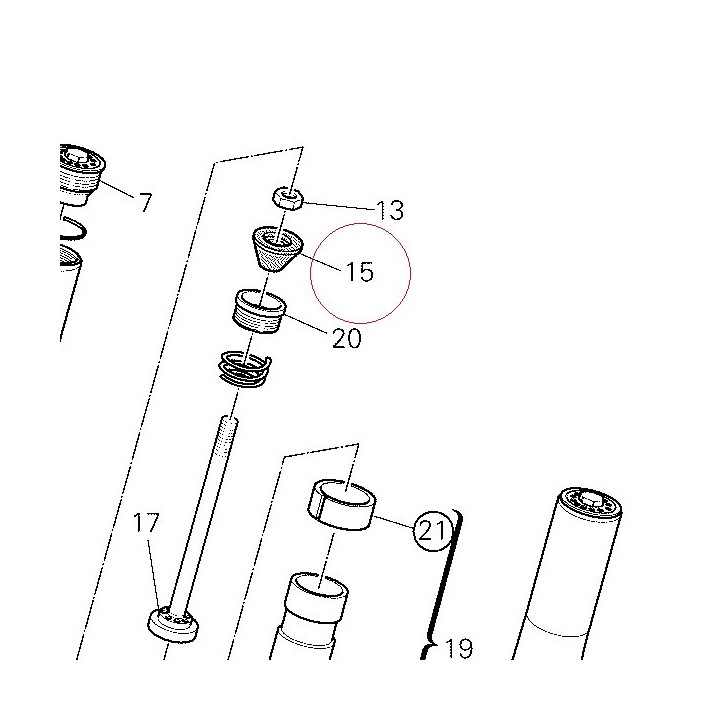 Spindle, taper 34912351A