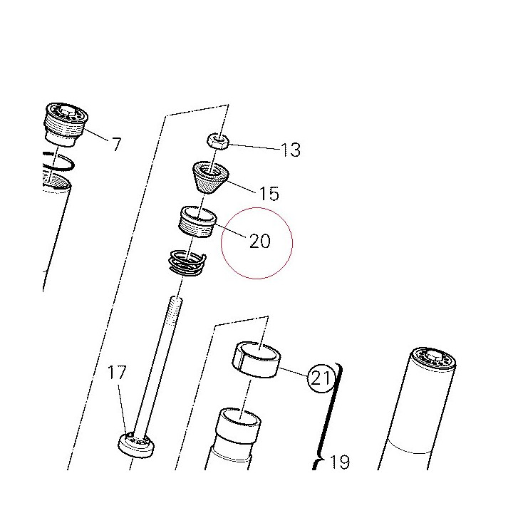 Spindle, taper 34912381A