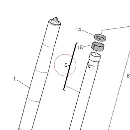 Complete right slider 34912511A