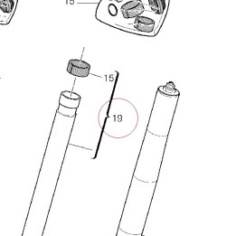 Complete left slider 34912521A