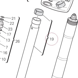 Complete left slider 34912841A
