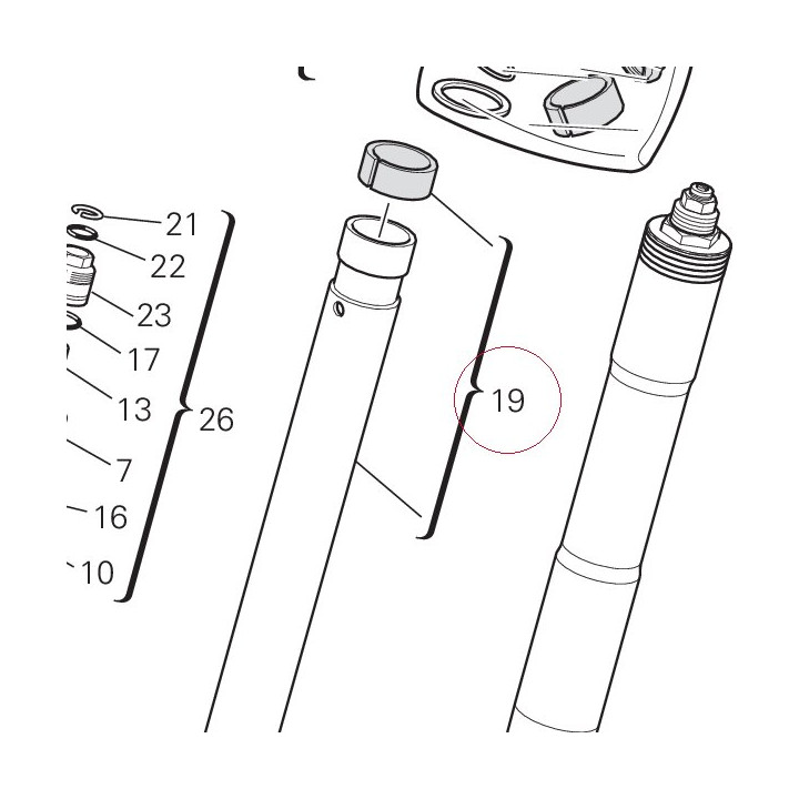 Complete left slider 34912841A