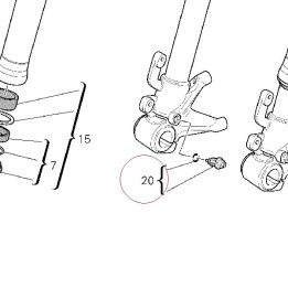 Bolt, adjuster 34912851A