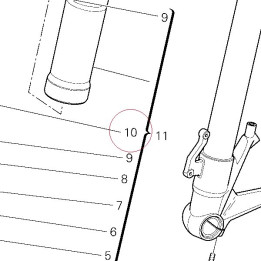 Distance tube 34912971A