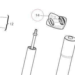 Seal set, front fork 34913001A