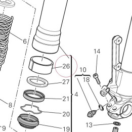 Upper bushing 34913251A