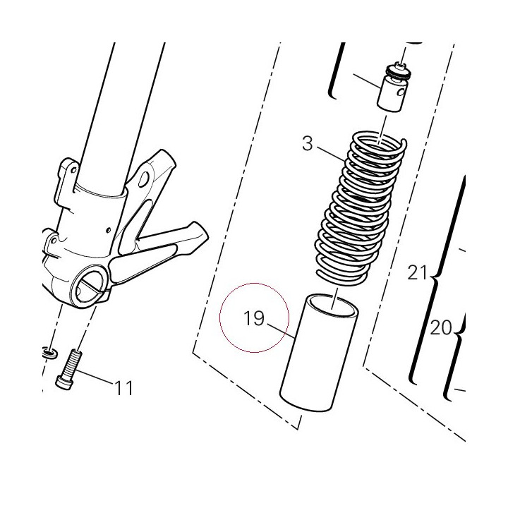 Preload tube 34913461A