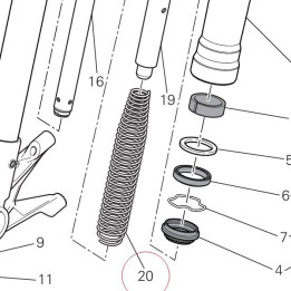 Fork spring 34914261A