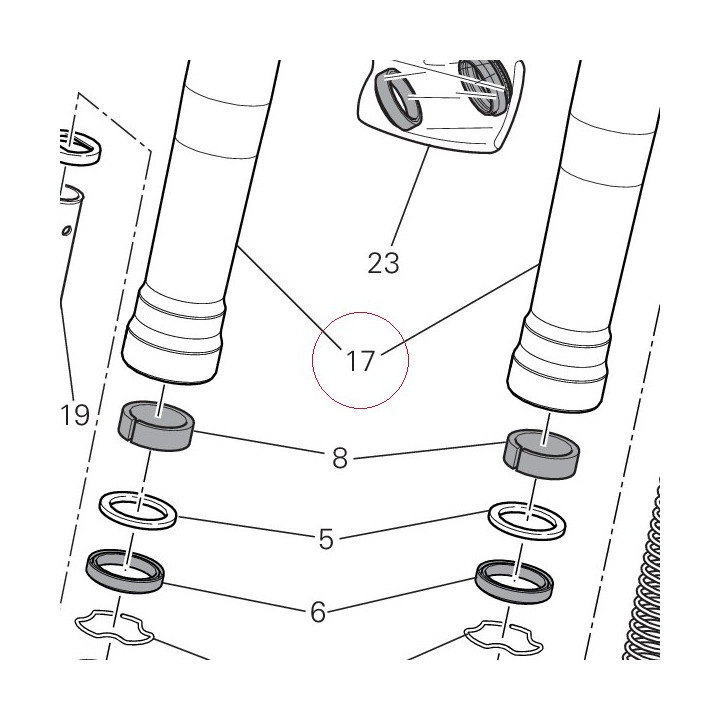 Stanchion tube 34914271A