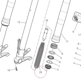 Fork spring 34914281A