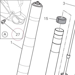 Adjusting screw unit 34914291A