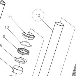 Stanchion tube 34914461A