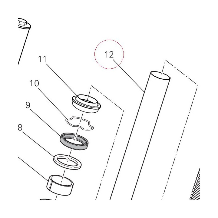 Stanchion tube 34914461A