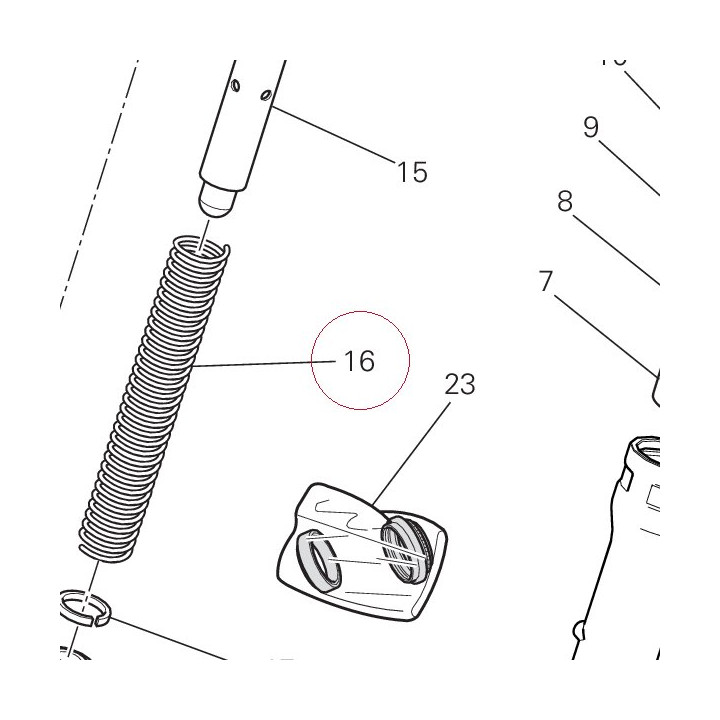 Fork spring 34914491A