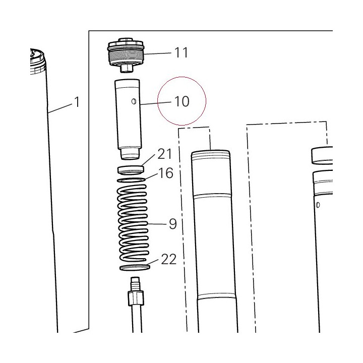 Right spacer 34914671A