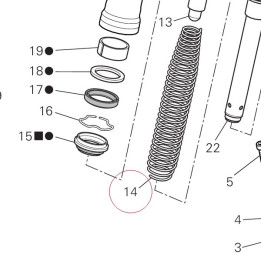 Fork spring 34914821A