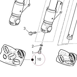 Front fork overhaul set 34920201A