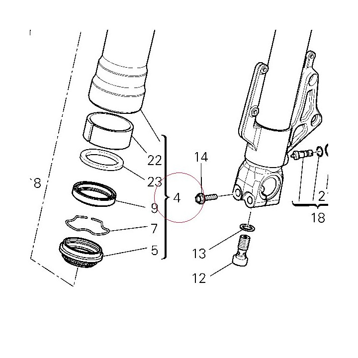 Stanchion tube 34920331A