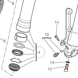 Fork outer tube 34920681A