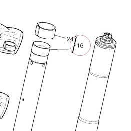 Complete left slider 34920811A