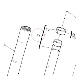 Complete right slider 34920971A
