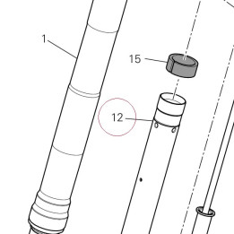 Complete right slider 34921021A