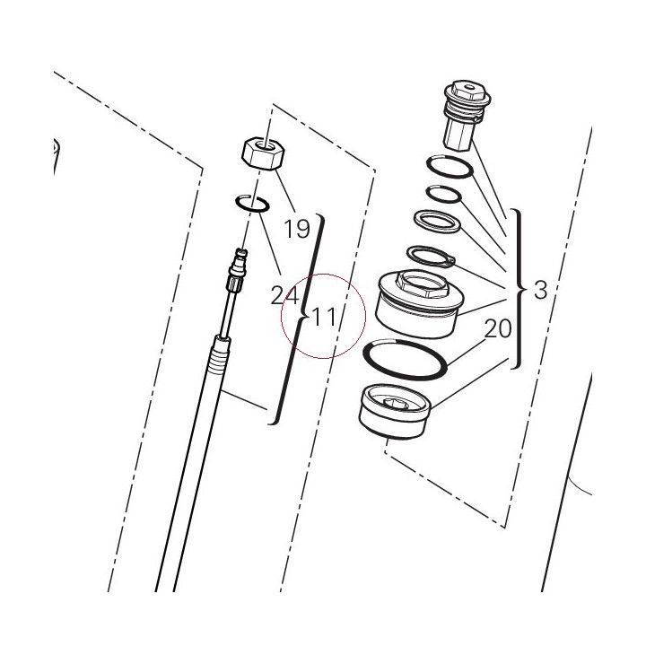 Damper pipe 34921061A