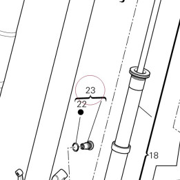 Adjusting screw unit 34921261A