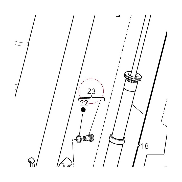 Adjusting screw unit 34921261A