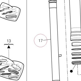 Cylinder-set-fork, left 34921351A