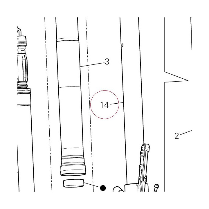 Complete left slider 34921461A