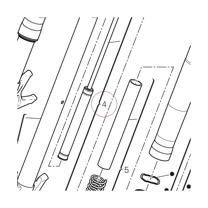 Complete pumping element, right 34922041A