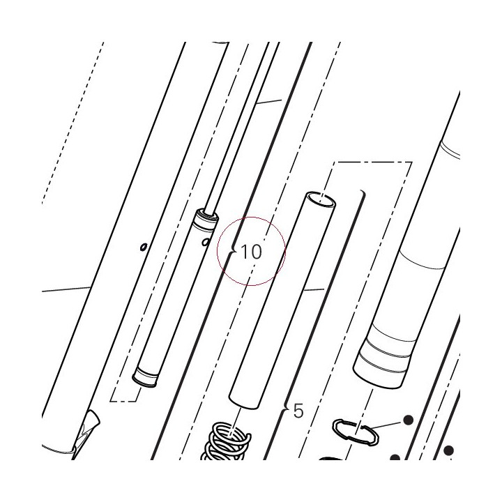 Complete pumping element, left 34922051A