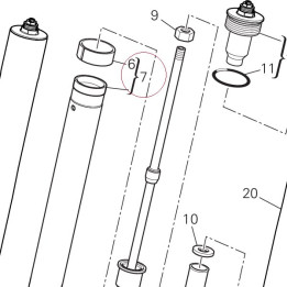 Complete right slider 34922191A