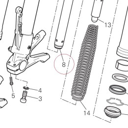 Complete pumping element, right 34922211A