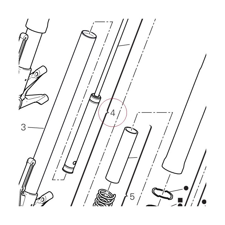 Complete pumping element, right 34922271A