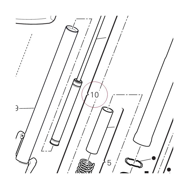 Complete pumping element, left 34922281A