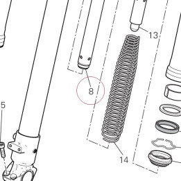 Complete pumping element, right 34922381A