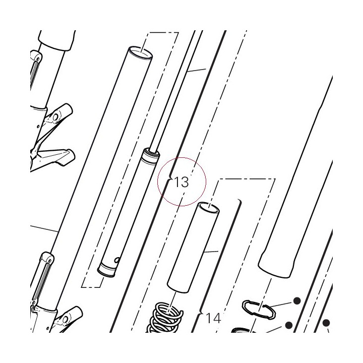 Complete pumping element, right 34922531A