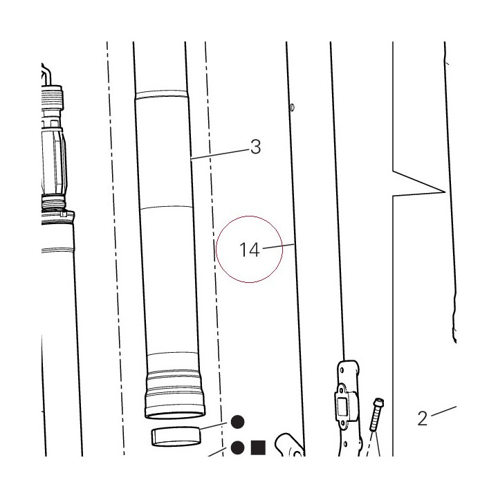 Complete left slider 34922711A