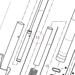 Complete pumping element, left 34922811A
