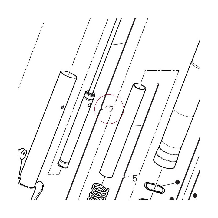 Complete pumping element, left 34922811A