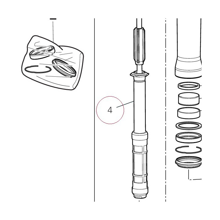 Cylinder-set-fork, left 34922891A