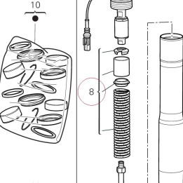 Fork spring kit 34922931A