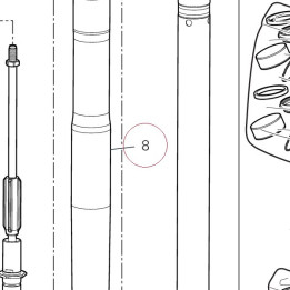 Fork outer tube 34923021A