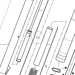 Complete pumping element, left 34923071A