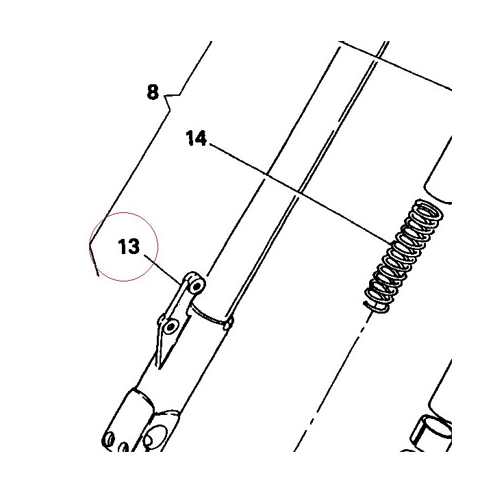 Left load variation assembly 35010031A